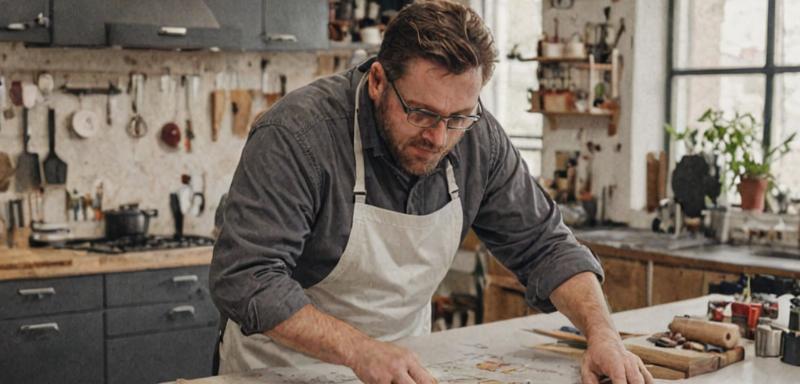 Modern kitchen design workshop