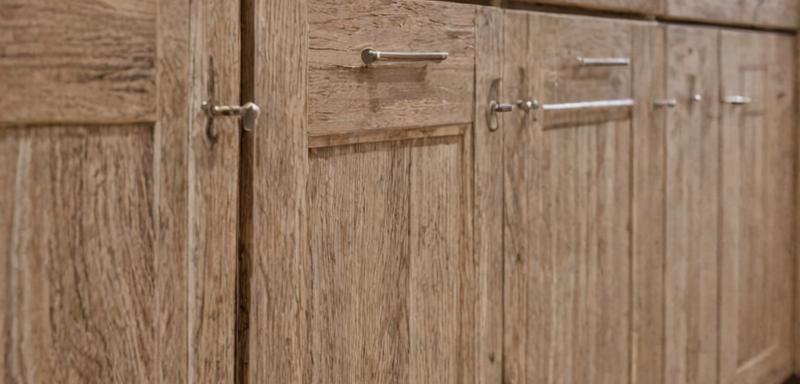 Custom kitchen cabinets detail