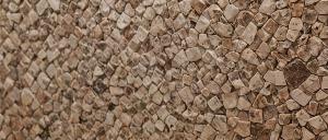 Natural stone backsplash