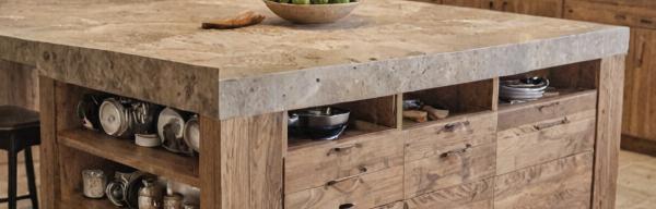 Custom kitchen island with seating